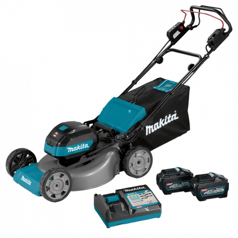 Аккумуляторная газонокосилка Makita XGT LM002GT201