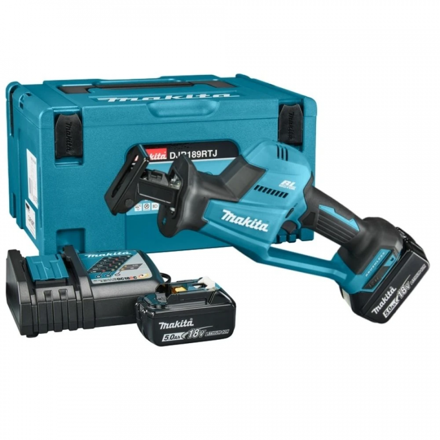 Сабельная аккумуляторная пила Makita  DJR189RTJ