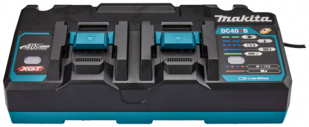 Зарядное устройство Makita DC40RB быстрое двухпортовое XGT 40В 191N10-3