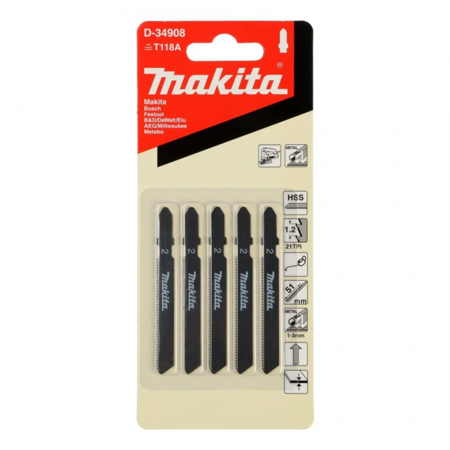 Пилка для лобзика Makita D-34908