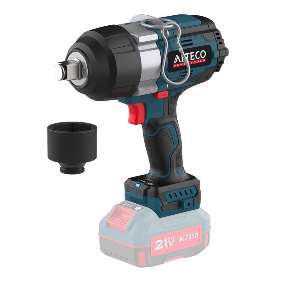 Аккумуляторный бесщёточный ударный гайковерт ALTECO CIW 21-1200 Li BL Solo 78135